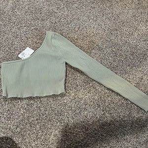 Green Forever 21 Crop Top